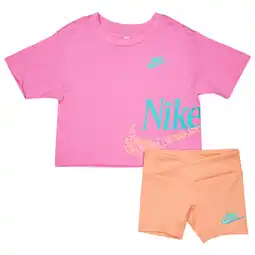 Foot Locker Nike Wild Flower Trainingspakken Peuter - Roze - Maat 104 - 110 CM - Katoen Jersey aanbieding