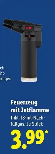 Lidl Feuerzeug mit Jetflamme aanbieding