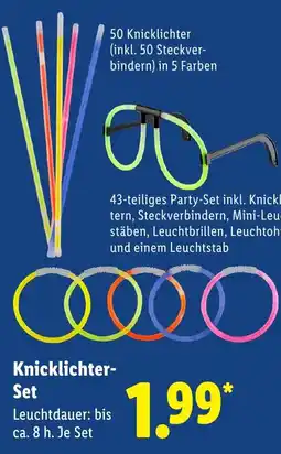 Lidl Knicklichter-Set aanbieding