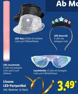 Lidl Livarno LED-Partyartikel aanbieding