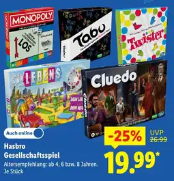 Lidl Hasbro Gesellschaftsspiel aanbieding
