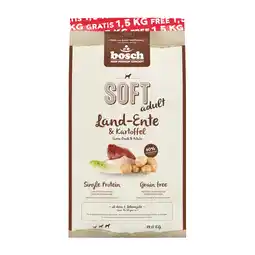 Zooplus bosch Soft Eend & Aardappel Hondenvoer - 12,5 kg + 1,5 kg gratis! aanbieding