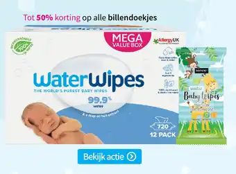 Plein.nl Tot 50% korting op alle billendoekjes aanbieding