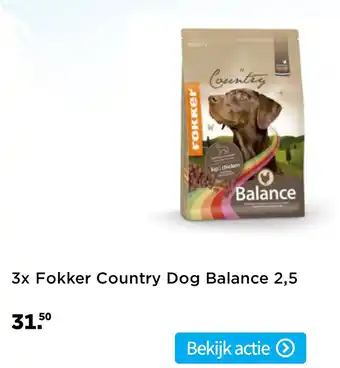 Plein.nl 3x Fokker Country Dog Balance 2,5 aanbieding