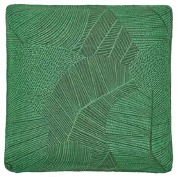 IKEA Groen jÄttegran vierkant kussen met bladpatroon en getextureerde stof aanbieding