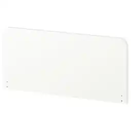 IKEA SlÄkt wit hoofdeinde voor bed, afgeronde vorm, duurzaam plastic aanbieding