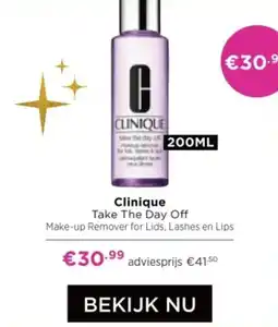 ICI Paris XL Clinique Take The Day Off aanbieding