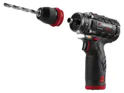Lidl PARKSIDE PERFORMANCE Accu-schroefboormachine starterset 12 V met 2 Ah accu's en 2,4 A lader aanbieding