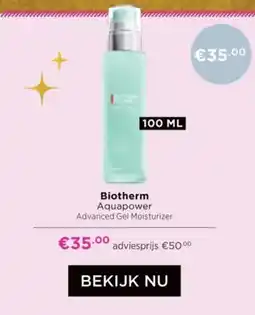 ICI Paris XL Biotherm Aquapower Advanced Gel Moisturizer aanbieding