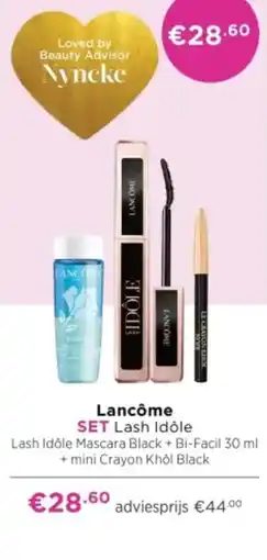 ICI Paris XL Lancôme SET Lash Idōle aanbieding