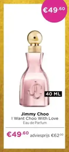 ICI Paris XL Jimmy Choo I Want Choo With Love aanbieding