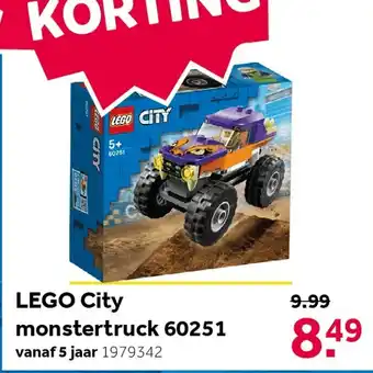 Intertoys LEGO CITY Monstertruck 60251 aanbieding