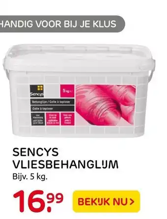 Praxis Sencys vliesbehanglijm aanbieding