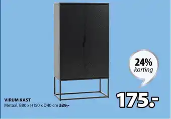 Jysk Virum Kast 24% Korting aanbieding