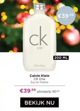 ICI Paris XL Calvin Klein CK One aanbieding