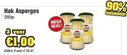Budget Food Hak Asperges aanbieding