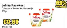 Budget Food Johma Rauwkost aanbieding