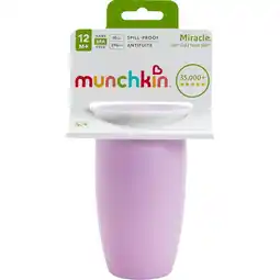 Etos Munchkin Miracle Sippy Cup Paars aanbieding
