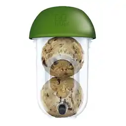 Pets Place Lona Mezenbollenhouder M2 - Voersilo - 16 cm Groen Transparant aanbieding