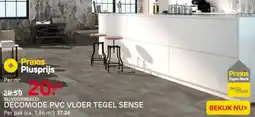 Praxis Decomode pvc vloer tegel sense aanbieding