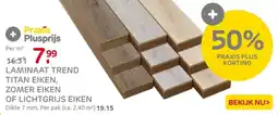 Praxis Laminaat trend titan eiken, zomer eiken of lichtgrijs eiken aanbieding