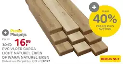 Praxis Pvc vloer garda licht naturel eiken of warm naturel eiken aanbieding