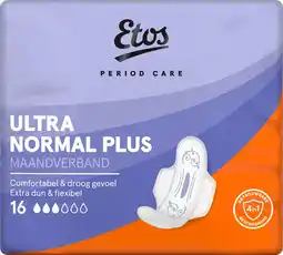 Etos Etos Period Care Utra Normal Plus Maandverband 16 stuks aanbieding