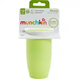 Etos Munchkin Miracle Sippy Cup Groen aanbieding