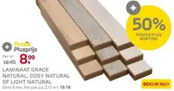 Praxis Laminaat grace natural, cosy natural of light natural aanbieding