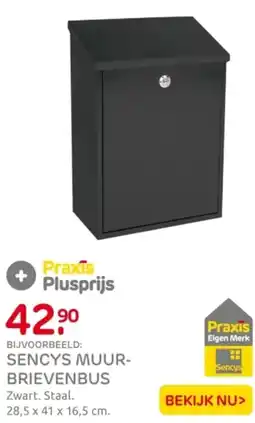 Praxis Sencys muurbrievenbus aanbieding