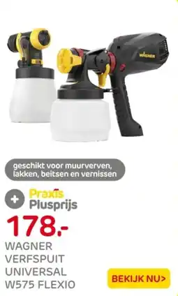 Praxis Wagner verfspuit universal W575 flexio aanbieding