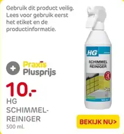 Praxis HG schimmel reiniger aanbieding