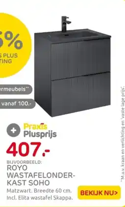 Praxis Royo wastafelonderkast Soho aanbieding