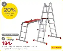 Praxis Altrex vouwladder varitrex-plus aanbieding