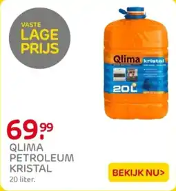 Praxis Qlima petroleum kristal aanbieding