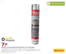 Praxis Maclean radiatorfolie therm aanbieding