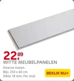 Praxis Witte meubelpanelen aanbieding