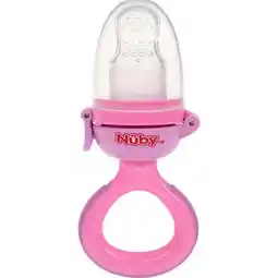 Etos Nuby Siliconen Nibbler - 6m+ - Roze aanbieding