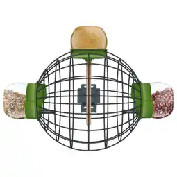 Pets Place Lona Voerkooi V30 - Voersilo - Groen Zwart L aanbieding