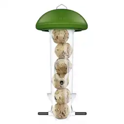 Pets Place Lona Mezenbollenhouder M6 - Voersilo - 38 cm Groen Transparant aanbieding