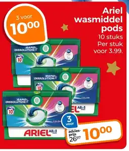 Trekpleister Ariel wasmiddel pods aanbieding