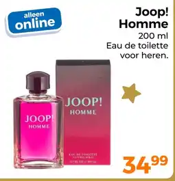 Trekpleister Joop! Homme aanbieding