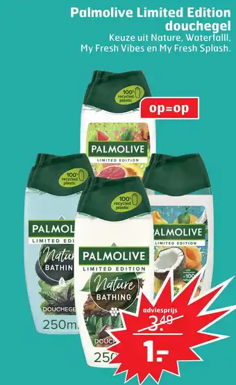 Trekpleister Palmolive Limited Edition douchegel aanbieding