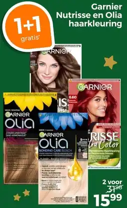 Trekpleister Garnier Nutrisse en Olia haarkleuring aanbieding
