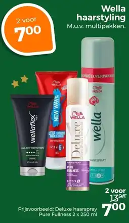 Trekpleister Wella haarstyling aanbieding