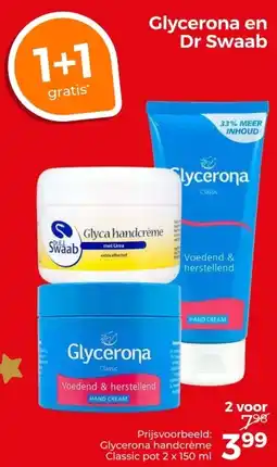 Trekpleister Glycerona en Dr Swaab aanbieding