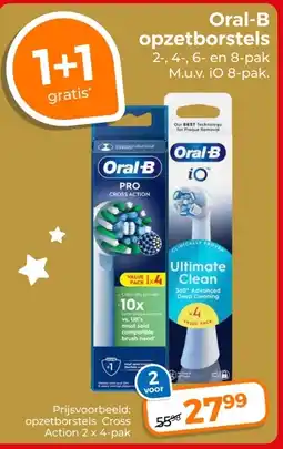 Trekpleister Oral-B opzetborstels aanbieding