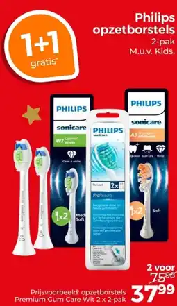 Trekpleister Philips opzetborstels aanbieding