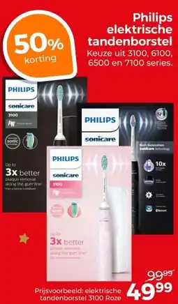 Trekpleister Philips elektrische tandenborstel aanbieding