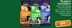 Trekpleister Pluggerz oordoppen aanbieding